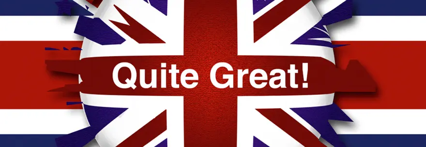 Quite Great — Union Jack brand mark